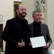 Giorgio Caporaso riceve il premio Top Design of the Year promosso da grandesignEtico da Sergio Costa