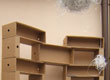 Mattoni - Ecologically sustainable bookcase selected by H2O edition for the Salone del Mobile