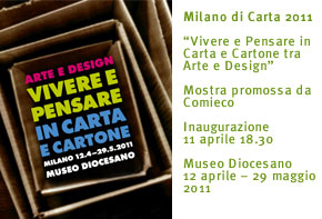 Studio Caporaso alla mostra Vivere e Pensare in Carta e Cartone