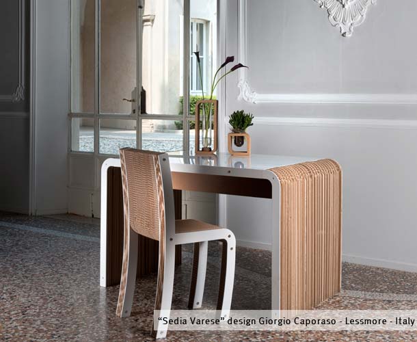Sedia Varese - design Giorgio Caporaso - Lessmore
