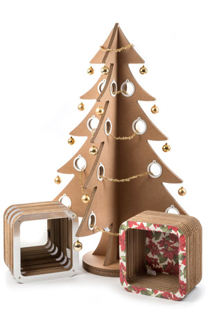 Cardboard Christmas Tree