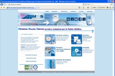 Sito web mbs
